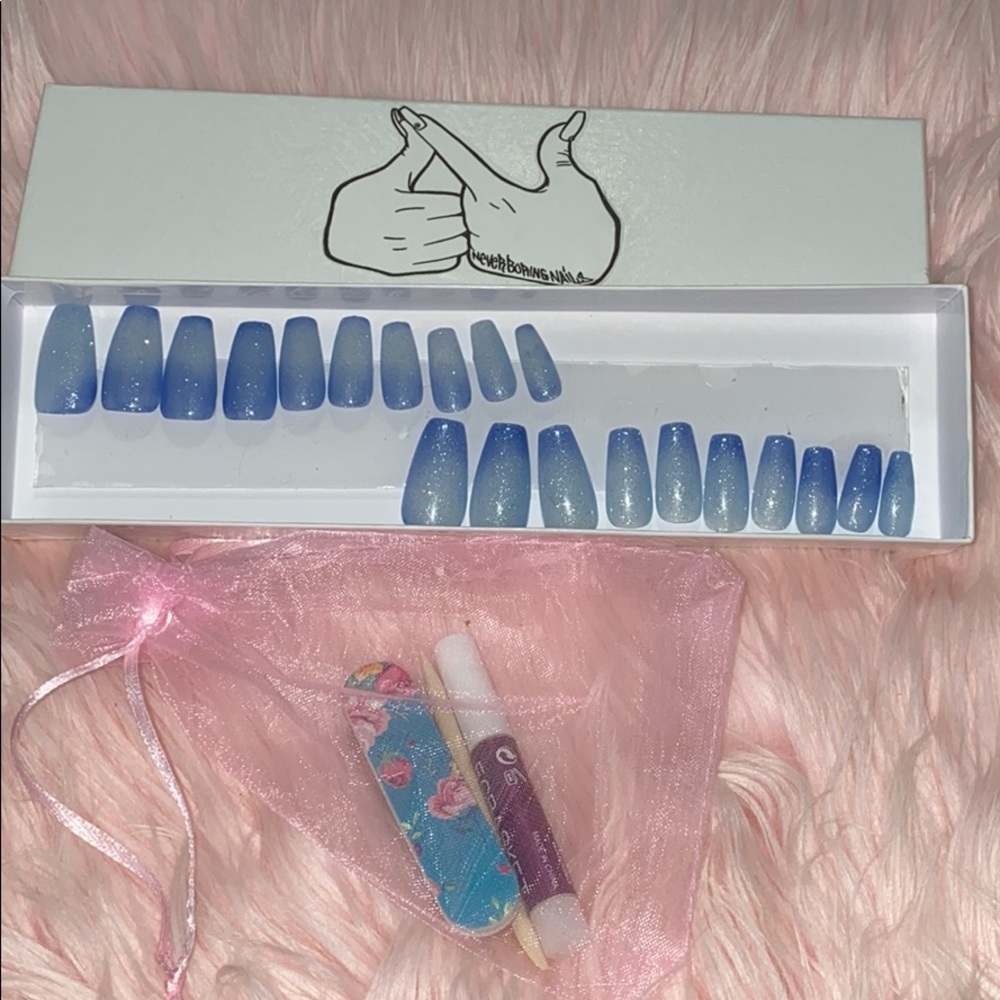 20 Color Changing Press On Gel Nails